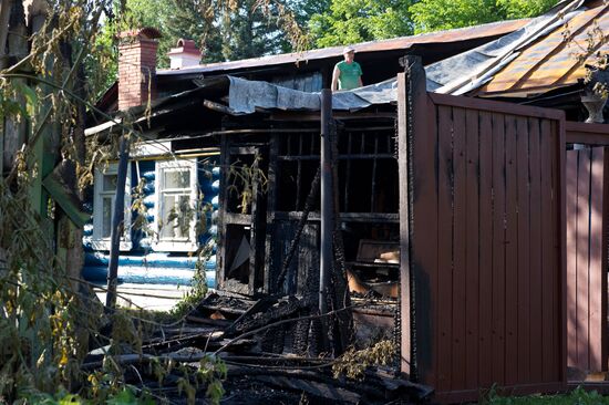 В Доме Паустовского в Тарусе сгорела жилая половина