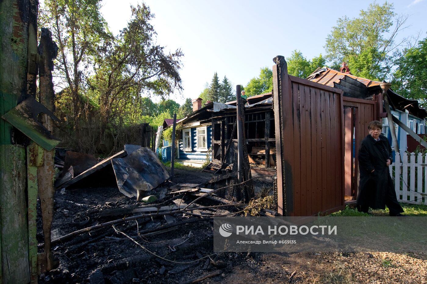 В Доме Паустовского в Тарусе сгорела жилая половина