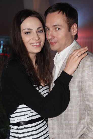 Павел Санаев с супругой