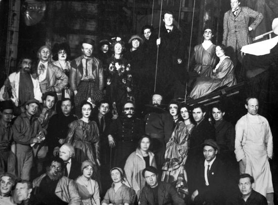 Режиссер В.Э. Мейерхольд и актер С. Моисси