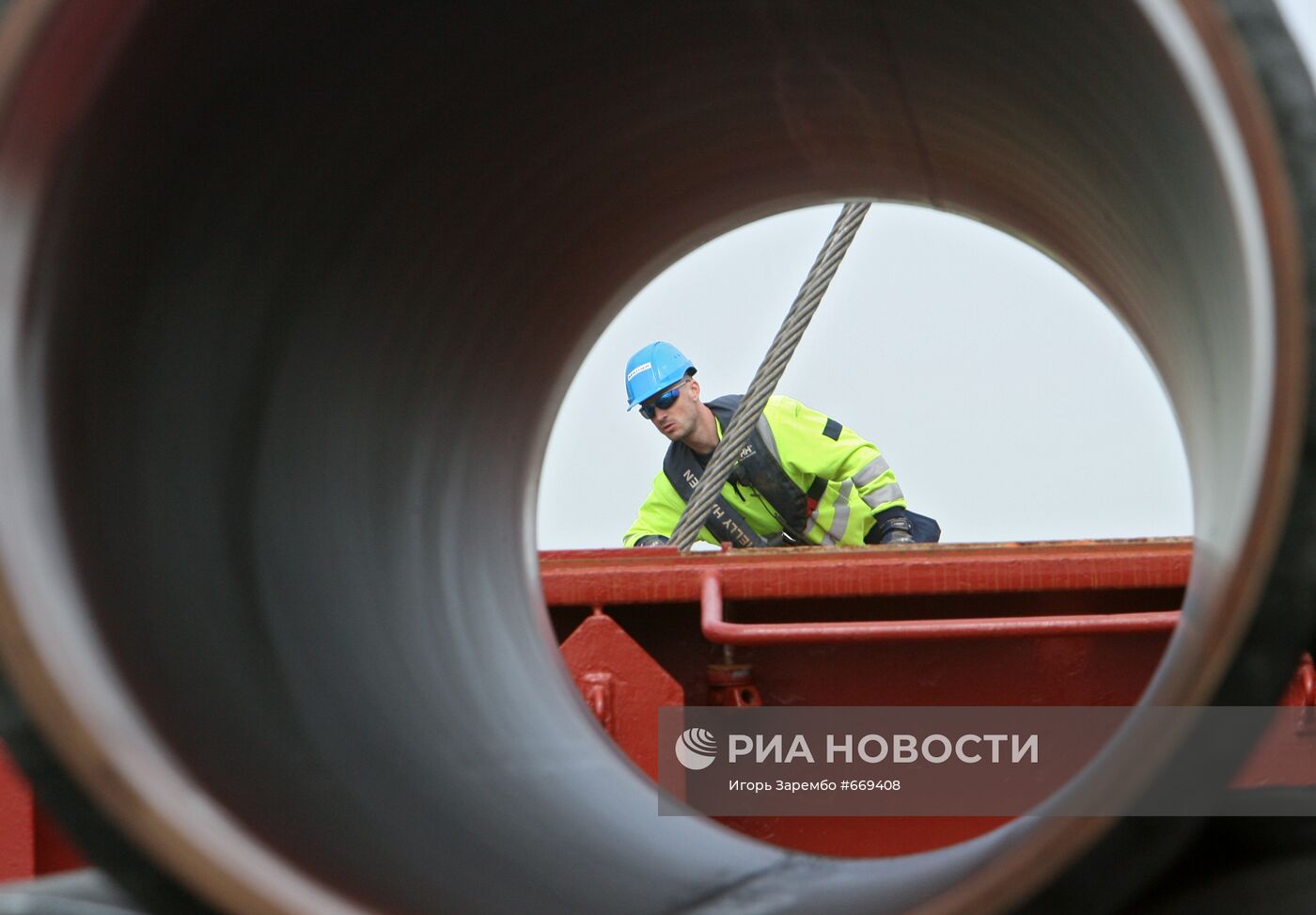 Cтроительство газопровода "Северный поток" (Nord Stream)