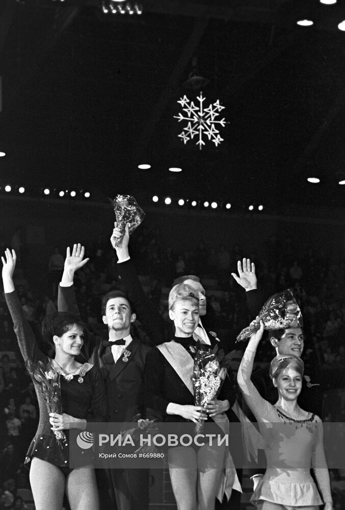 Победители чемпионата Европы 1965 года по фигурному катанию