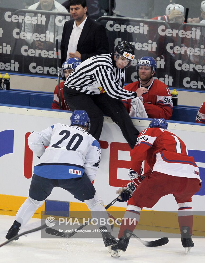Хоккей. ЧМ-2010. Матч Финляндия - Чехия