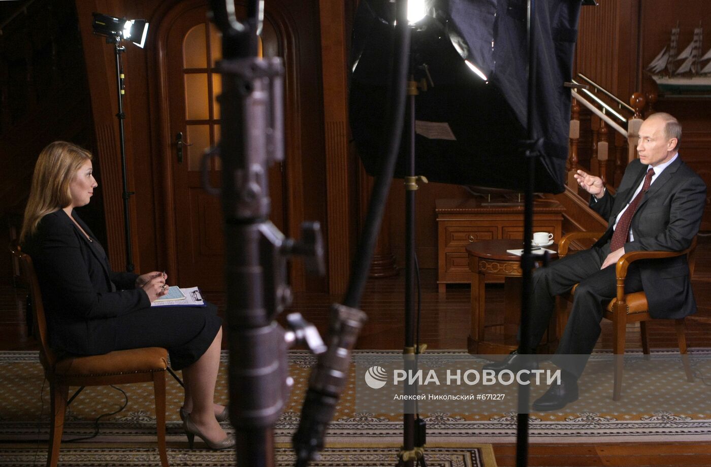 Интервью Владимира Путина телекомпании "Мир"