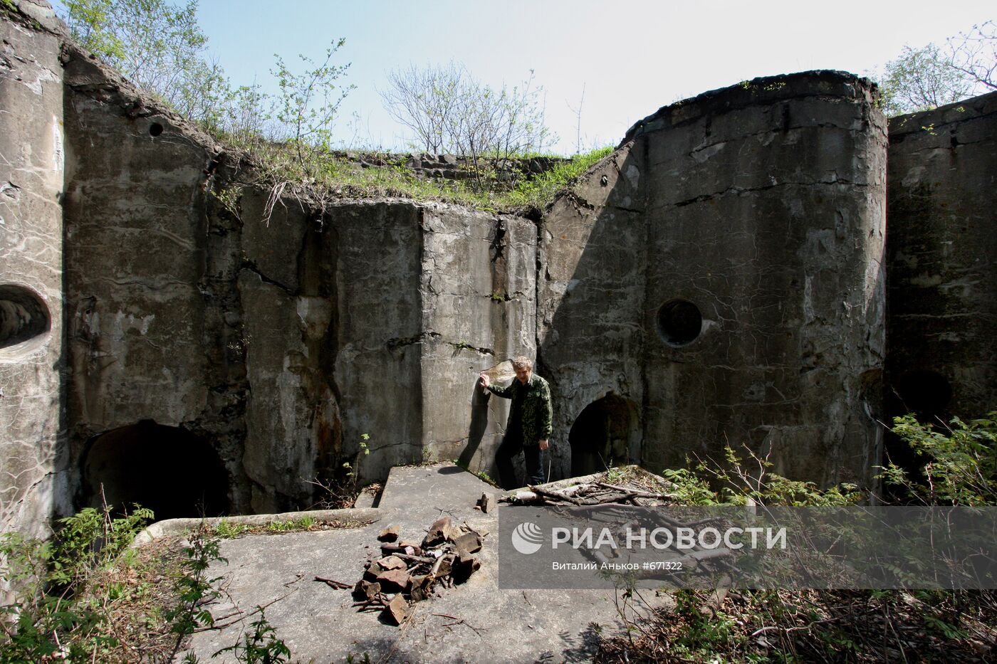 Двойной кофр форта №3 Владивостокской крепости
