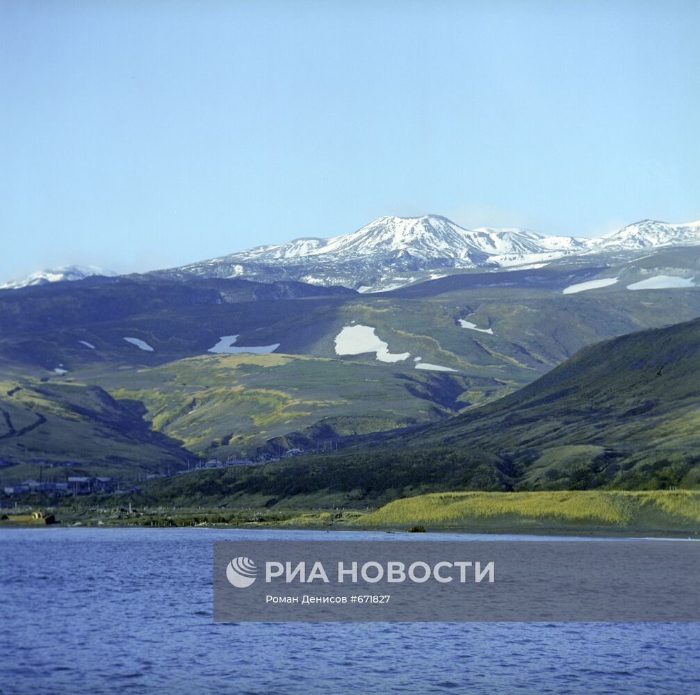 Панорама острова Парамушир