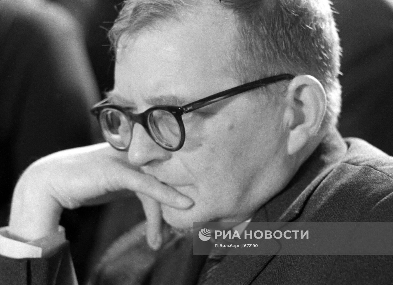 Композитор Дмитрий Дмитриевич Шостакович