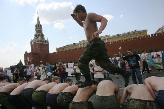 Военно-спортивный форум на Красной площади