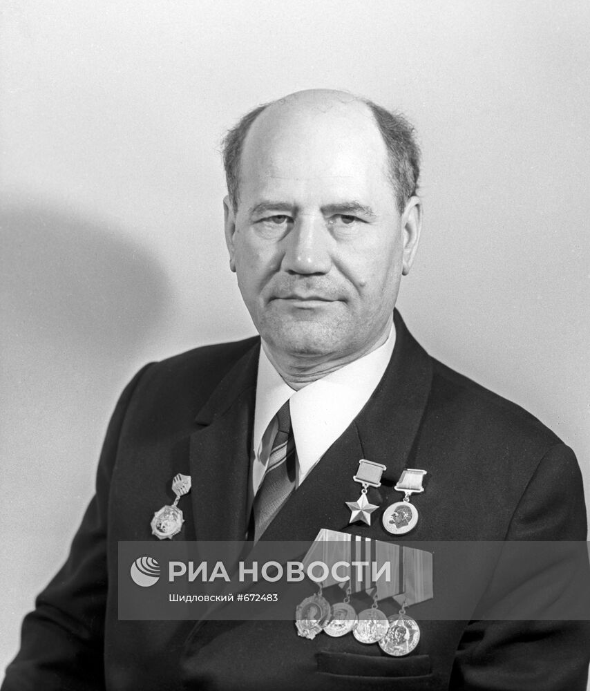 Герой Советского Союза А. Ф. Спирин