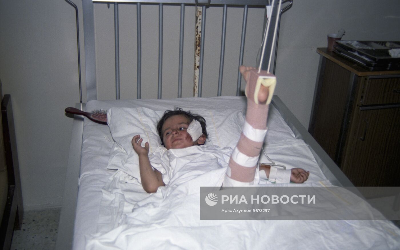 Раненый ребенок