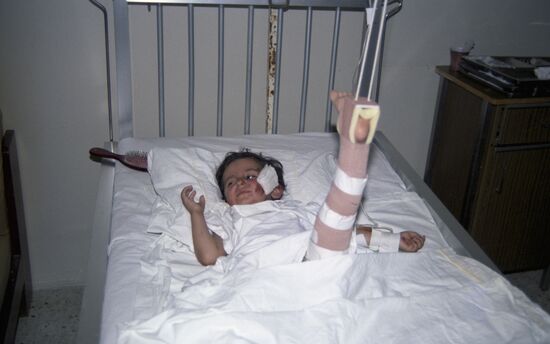 Раненый ребенок