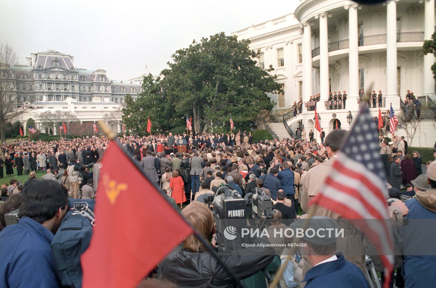 Официальный визит Михаила Горбачева в США