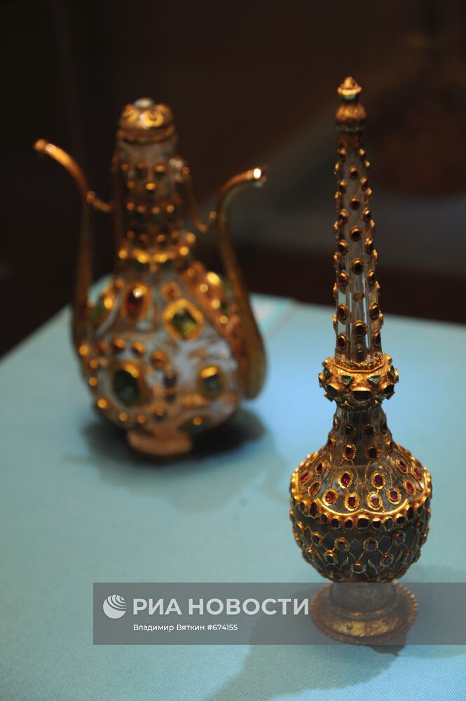 Открытие выставки "Сокровища османских султанов"