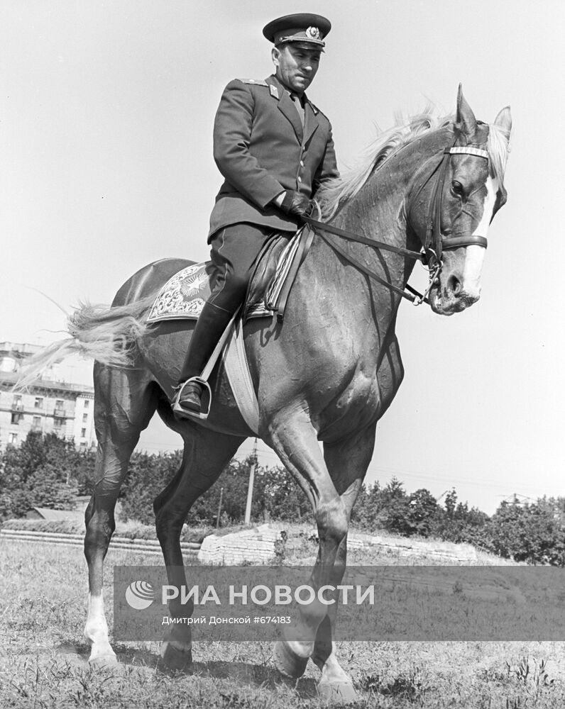 А.Второв - бронзовый призер первенства СССР по конному спорту