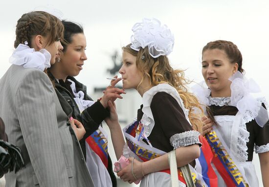 Последний звонок в городах России