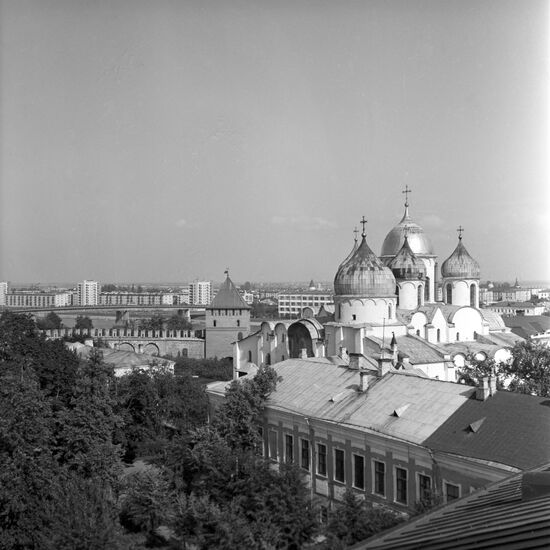 Вид на Новгородский кремль