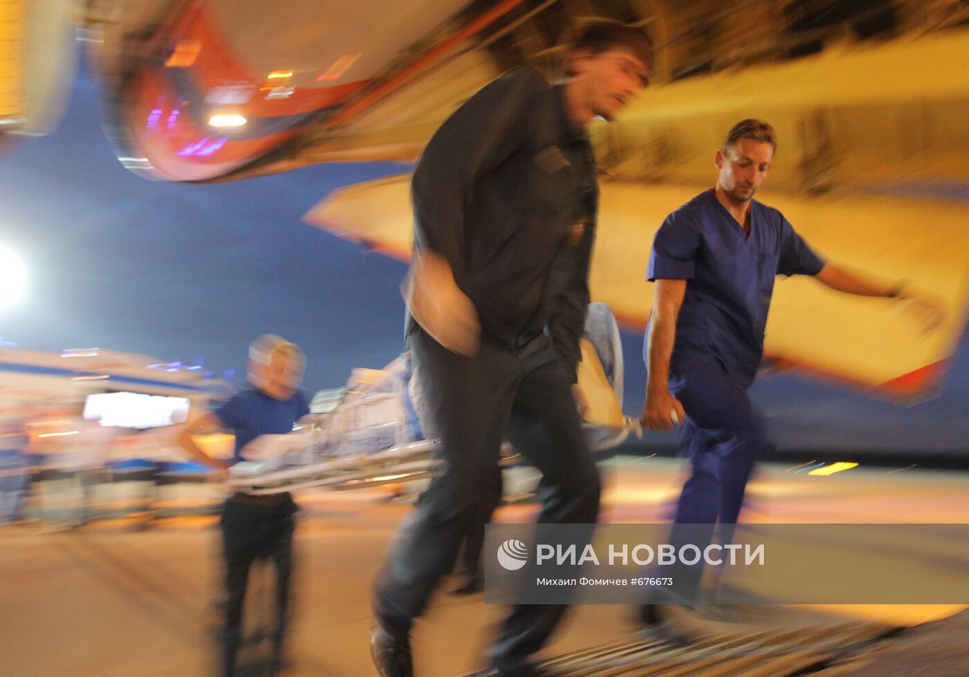 Отправка в Москву граждан России, пострадавших в Анталье