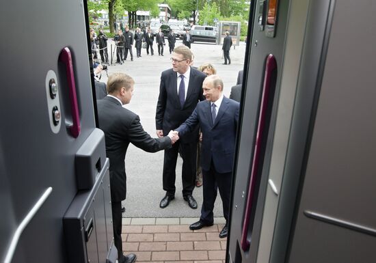 Рабочий визит Владимира Путина в Финляндскую Республику