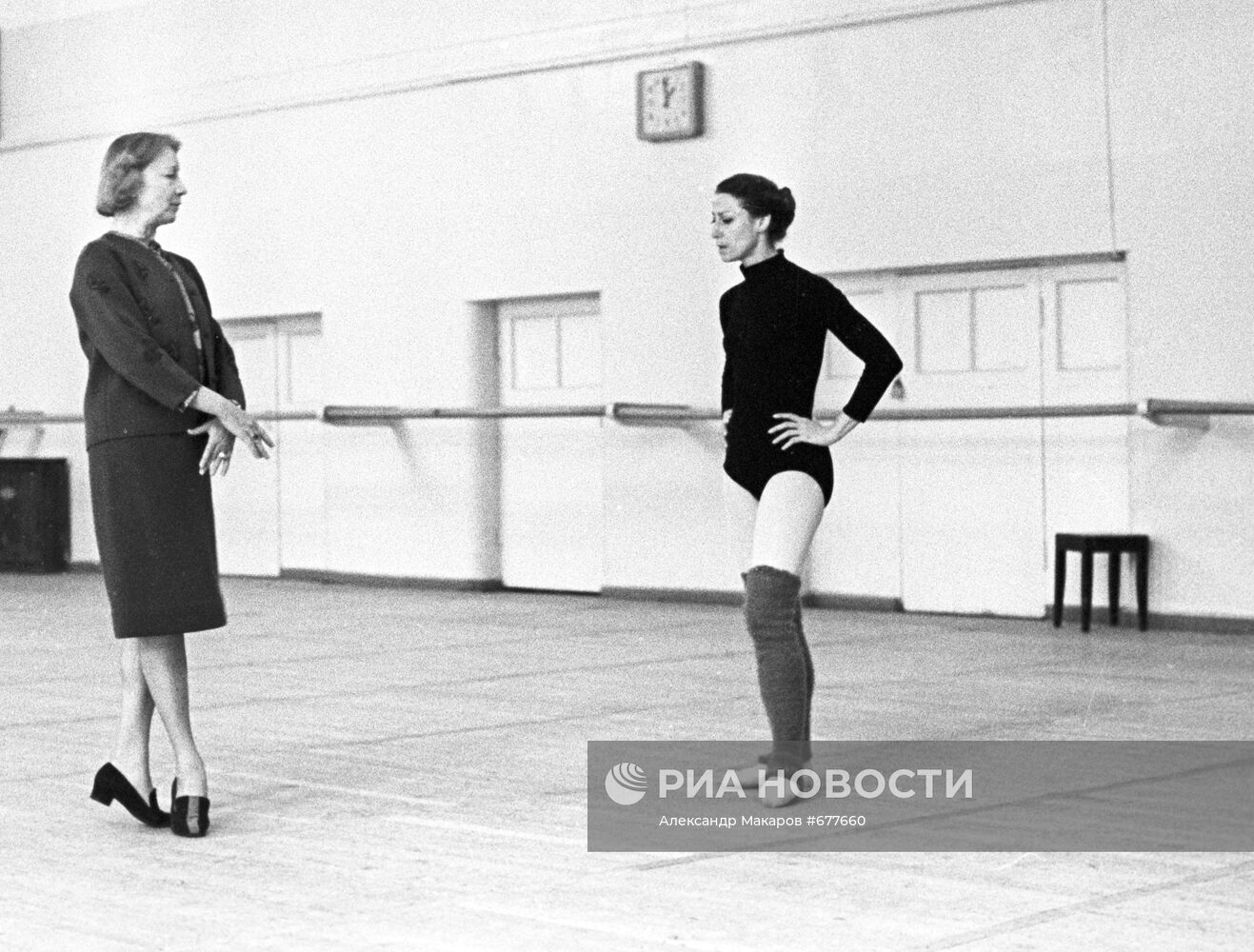 Галина Уланова и Майя Плисецкая