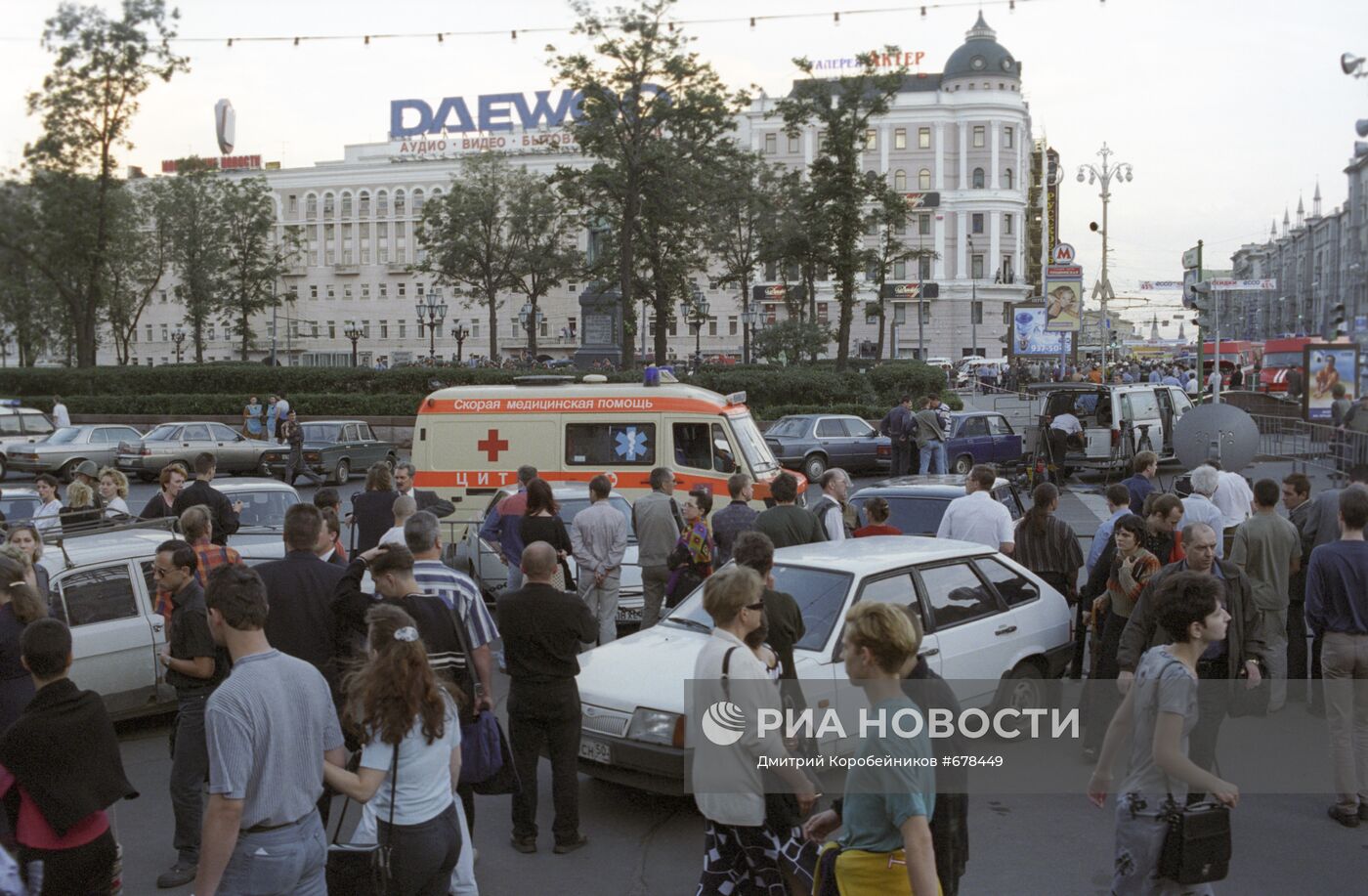 Взрыв в переходе на Пушкинской площади