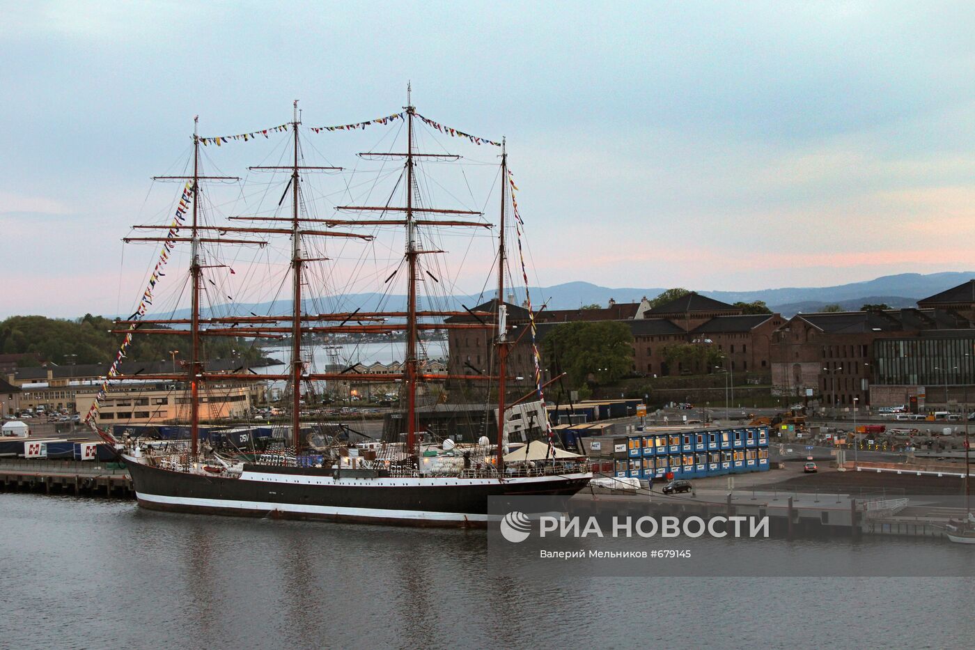 Российский парусник "Седов" в порту Осло