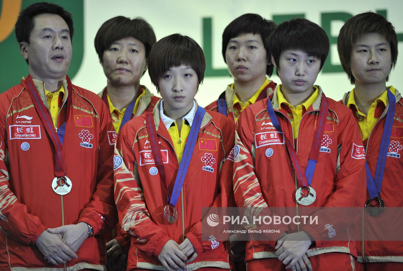 Женская сборная Китая - серебряный призер