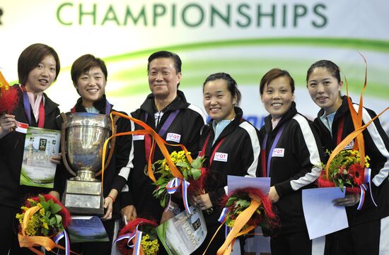 Женская сборная Сингапура – чемпион мира по настольному теннису