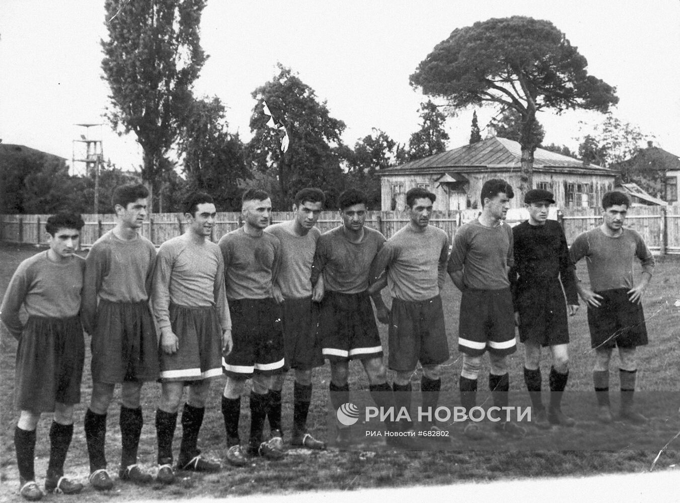 Футбольная команда г. Очамчира в Абхазии