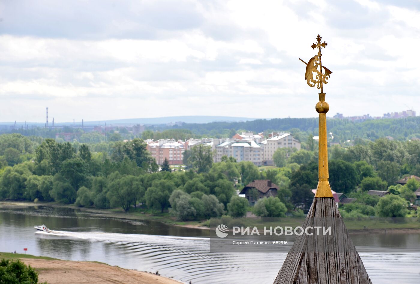 Река Которосль в Ярославле