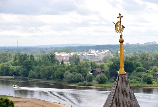 Река Которосль в Ярославле