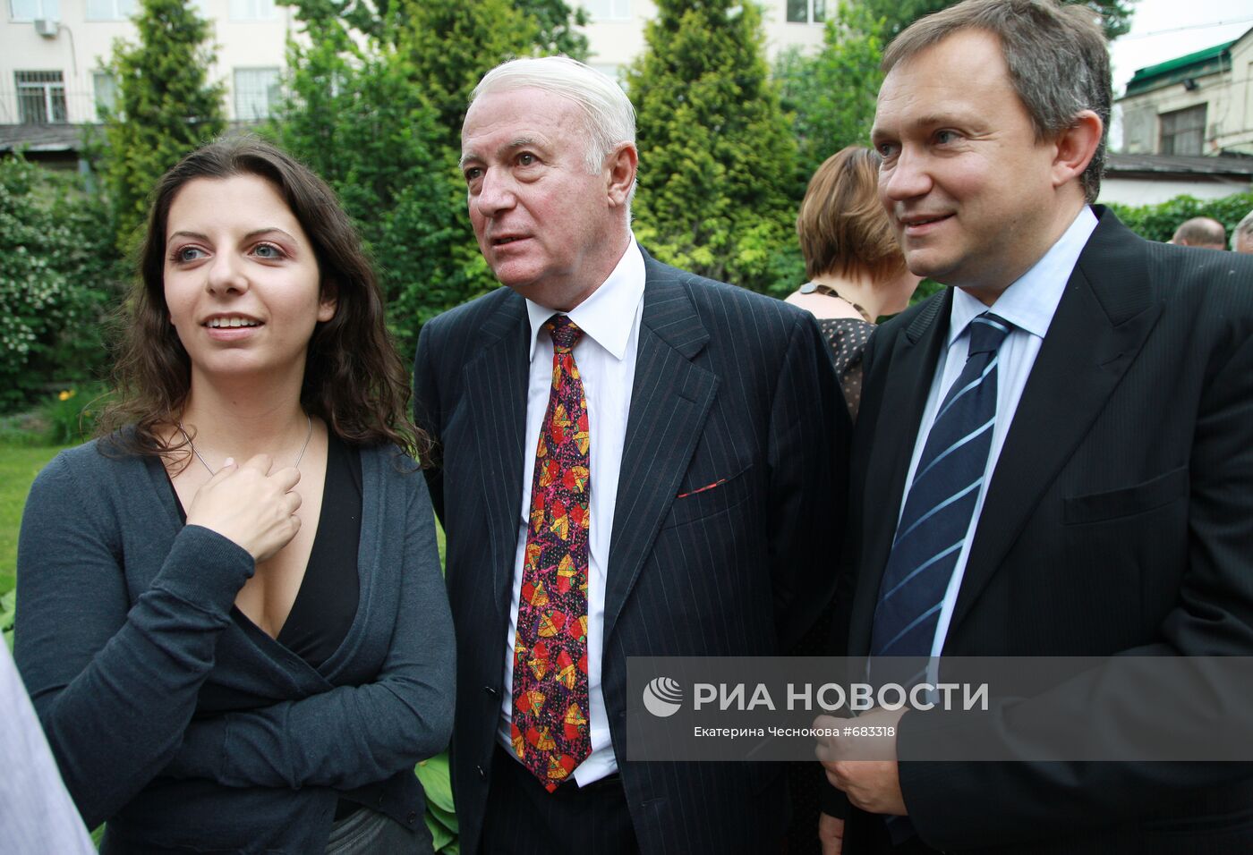 Маргарита Симоньян, Борис Ноткин и Сергей Пластинин