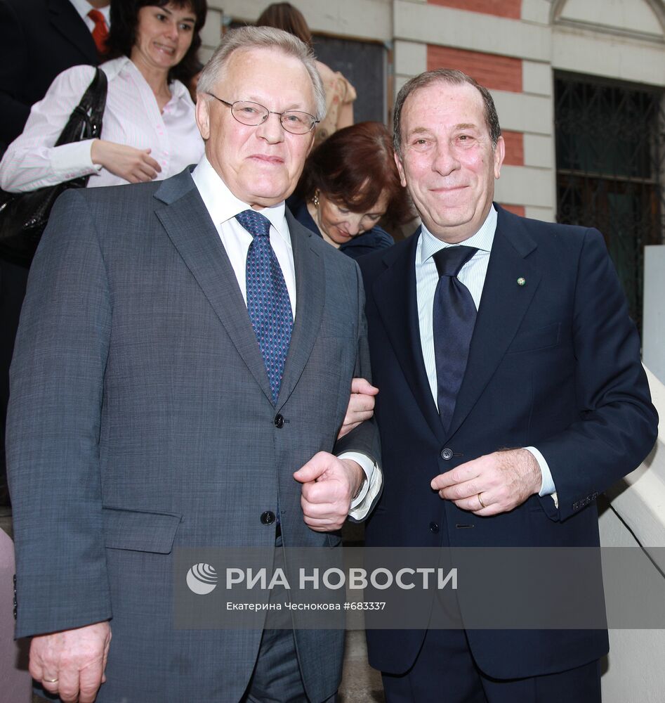 Юрий Осипов и Витторио Клаудио Сурдо