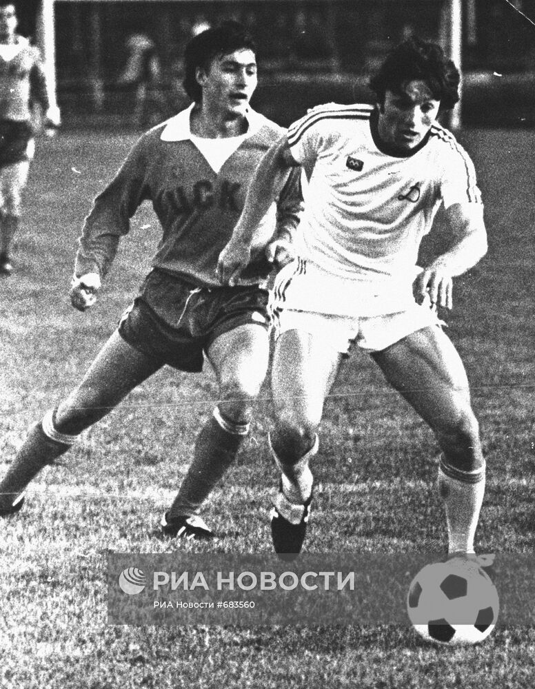 Советский футболист, полузащитник Виталий Кухинович Дараселия