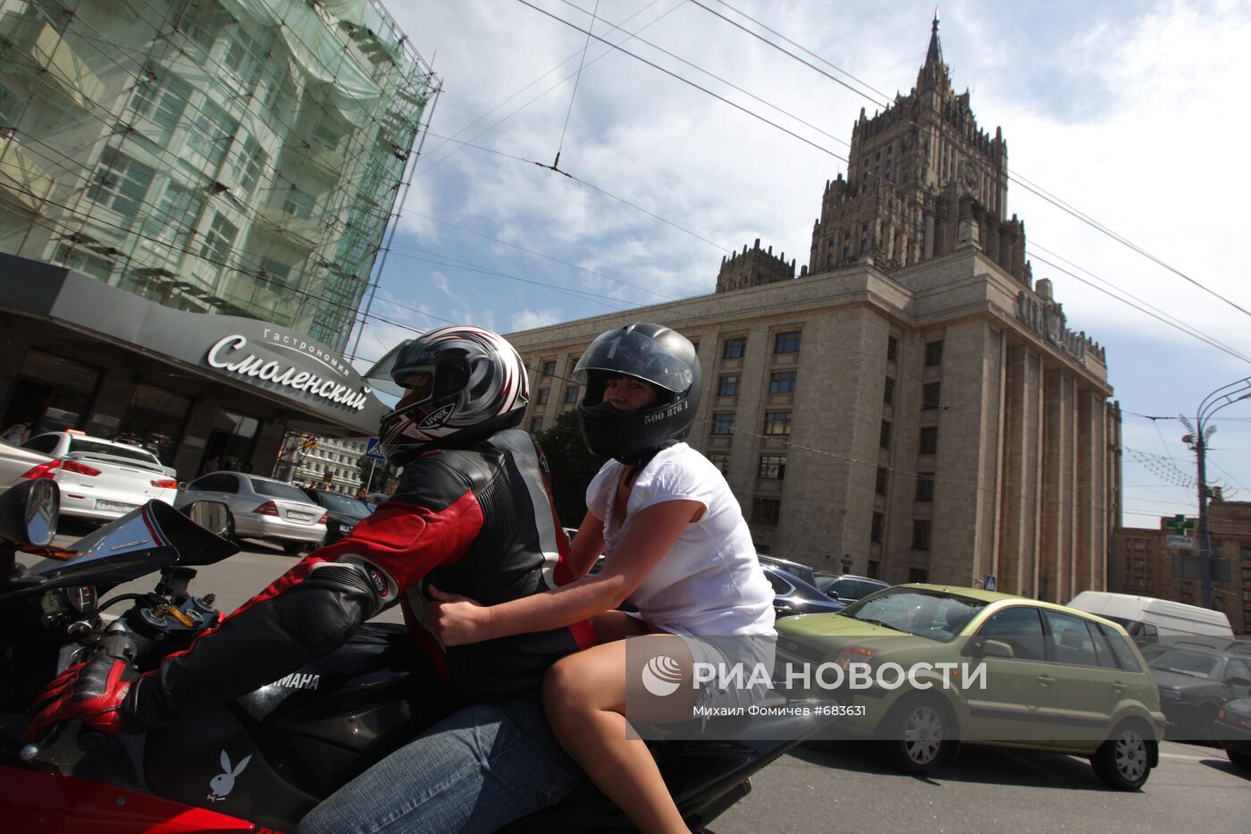 Работа мото-такси в Москве