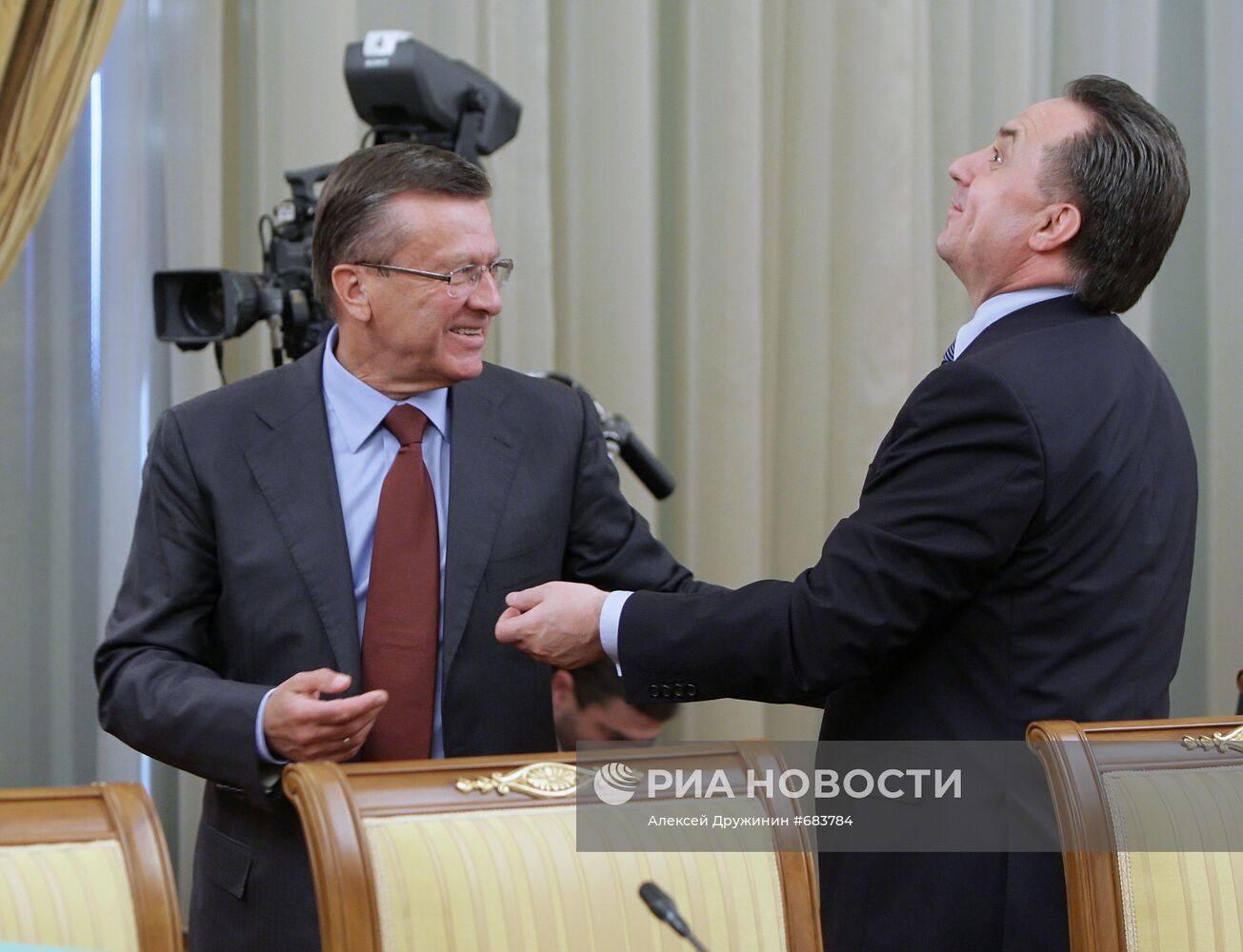 Виктор Зубков и Виталий Мутко