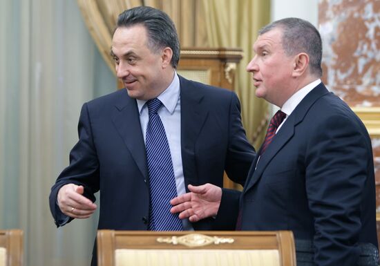 Виталий Мутко и Игорь Сечин