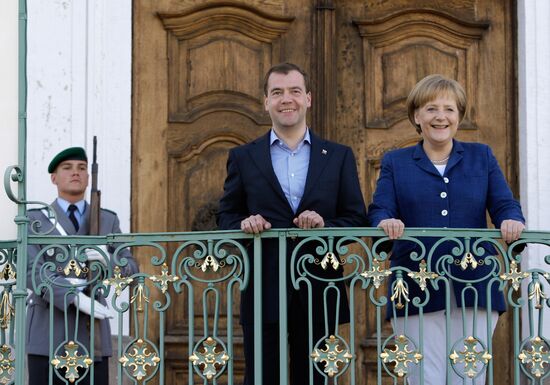 Рабочий визит Дмитрия Медведева в Германию