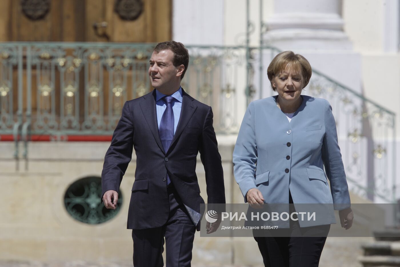 Рабочий визит Дмитрия Медведева в Германию. День второй