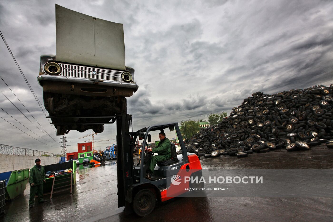 Утилизация автомобилей на предприятии ООО "Втормет"