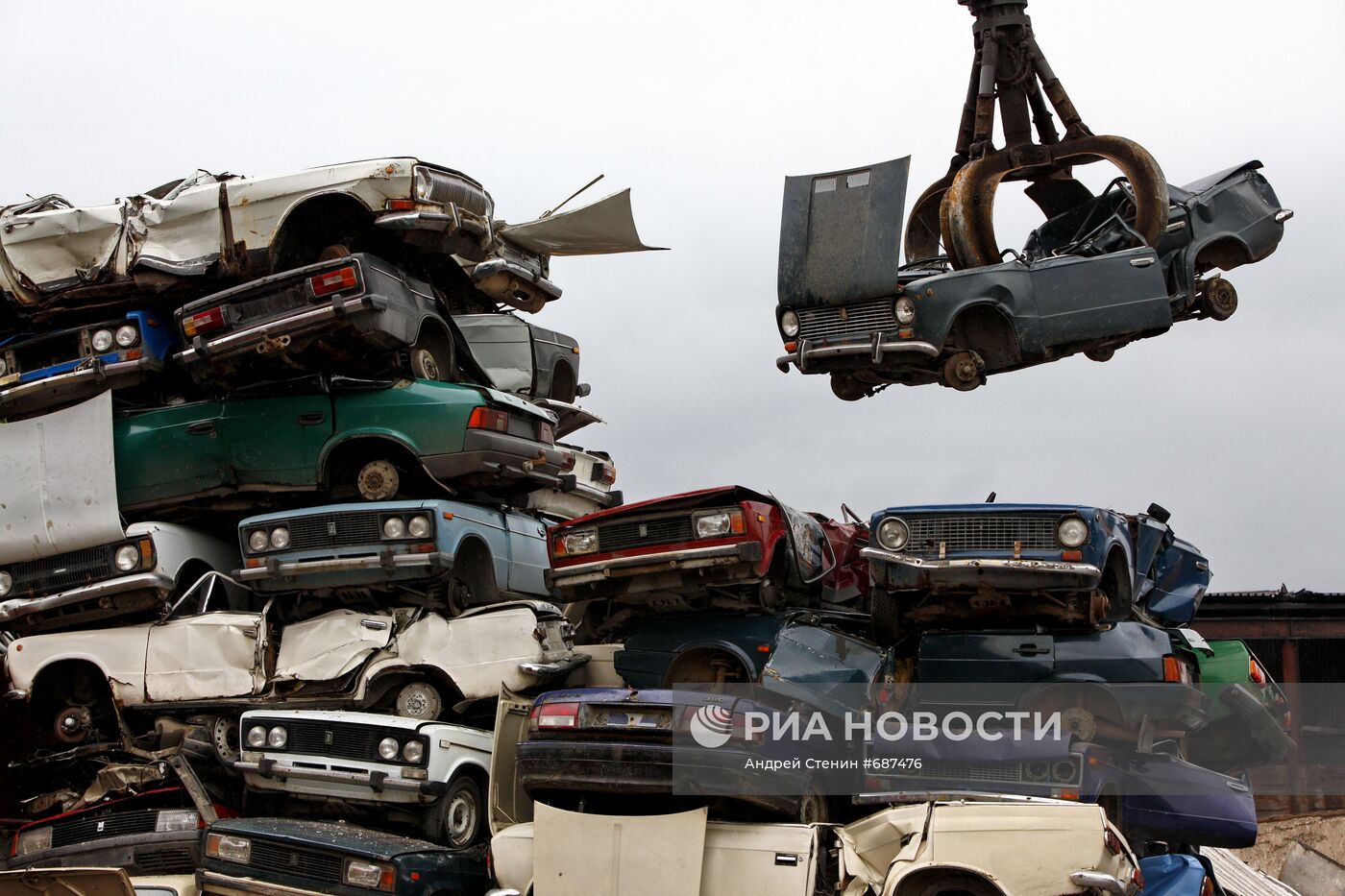 Утилизация автомобилей на предприятии ООО "Втормет"