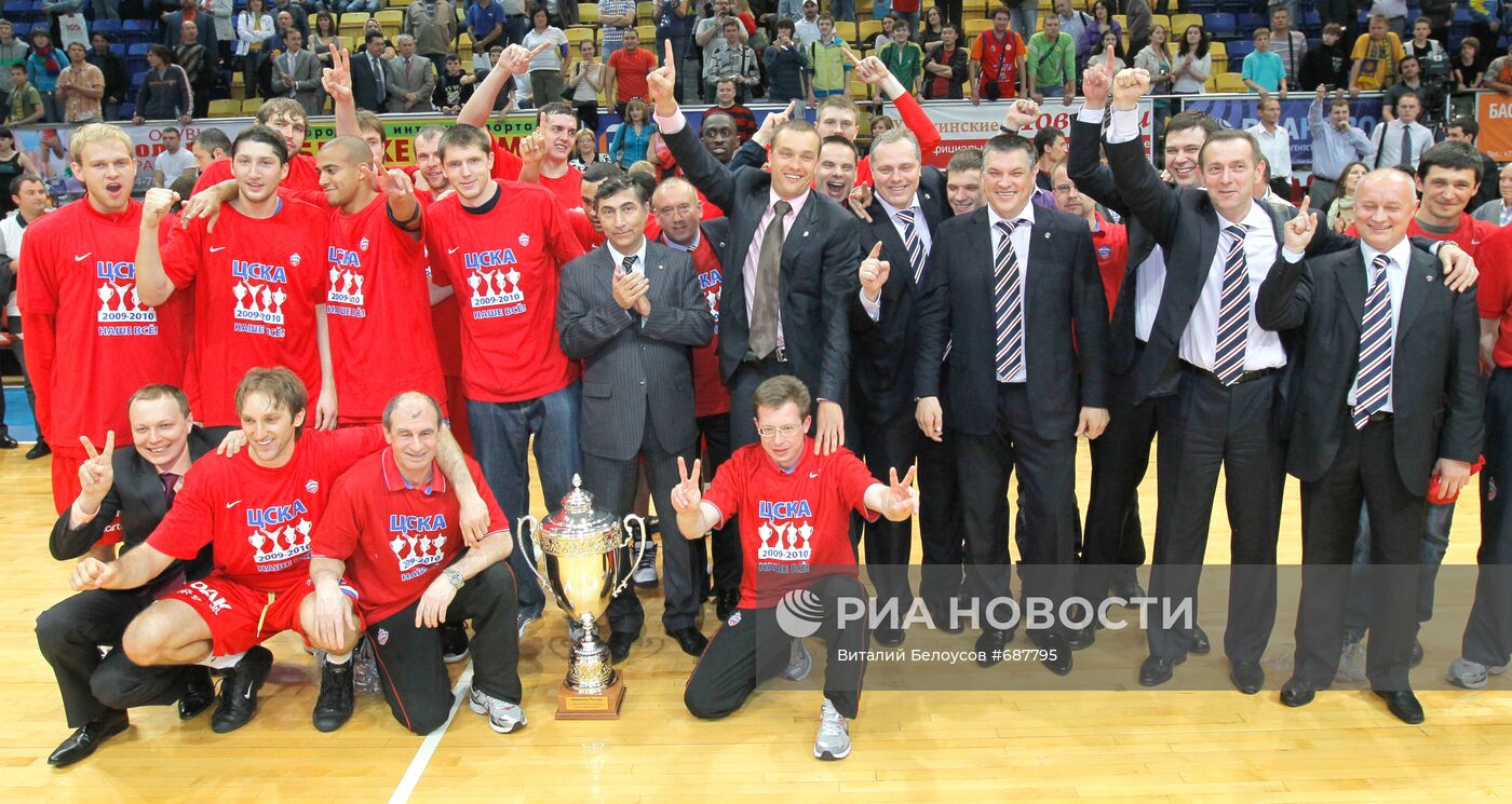 БК ЦСКА стал 17-кратным чемпионом России