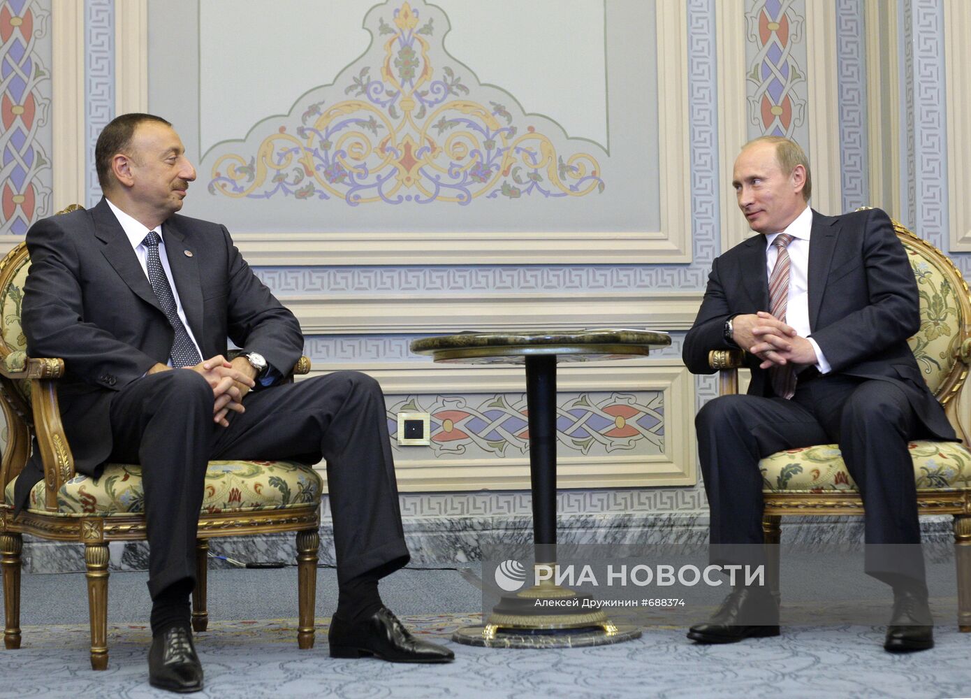 Встреча Владимира Путина и Ильхама Алиева