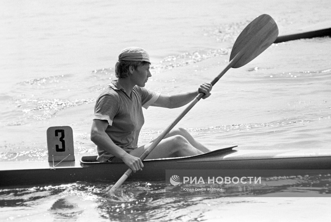 Кандидат в олимпийскую команду СССР по гребле Екатерина Курышко