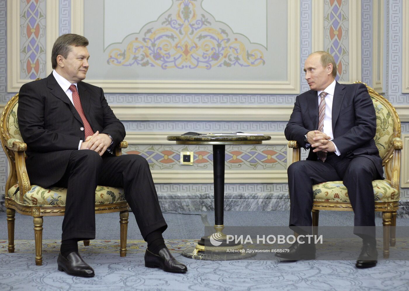 Встреча Владимира Путина и Виктора Януковича