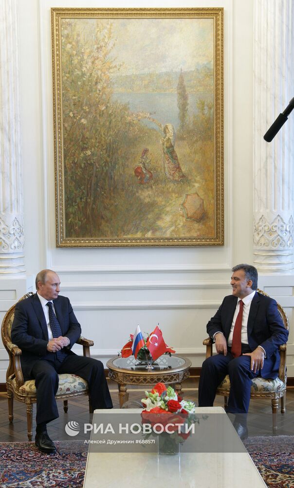 Встреча Владимира Путина и Абдуллы Гюля