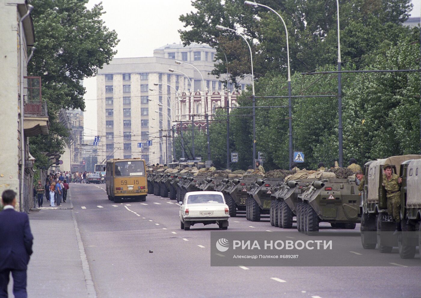 Ввод войск в Москву 19 августа 1991 года