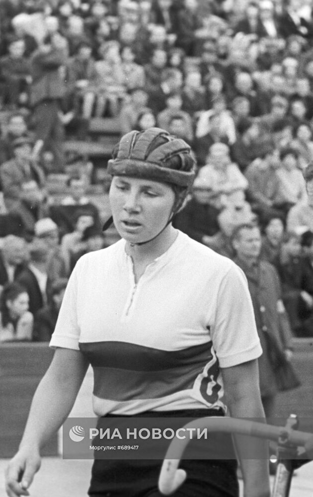 Чемпионка мира по велосипедному спорту Галина Царева