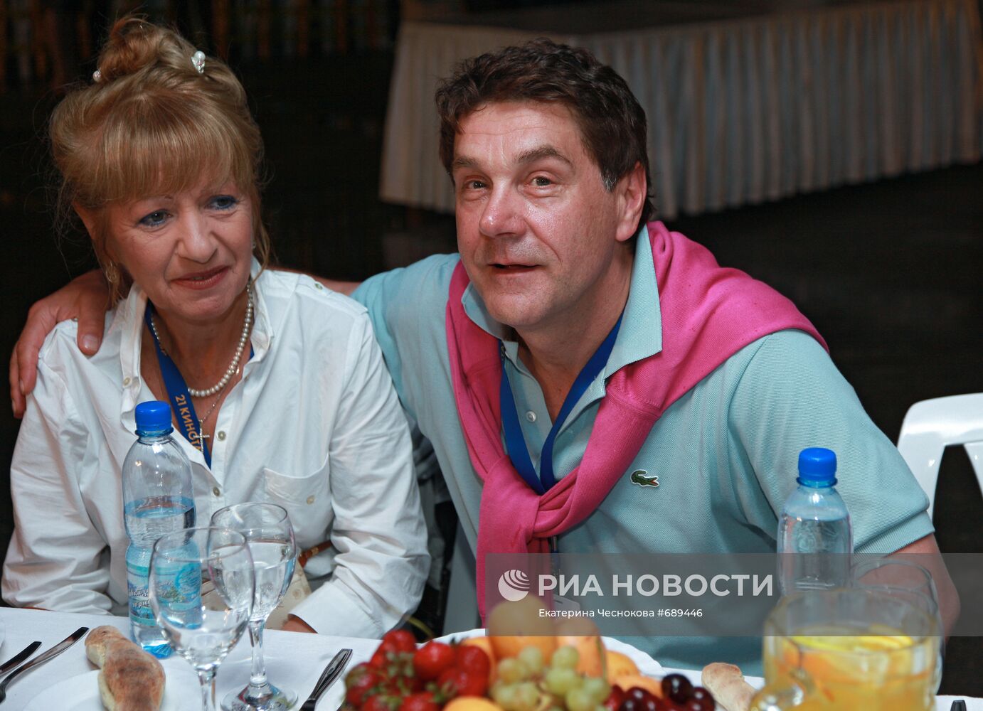 Сергей Маковецкий с супругой Еленой