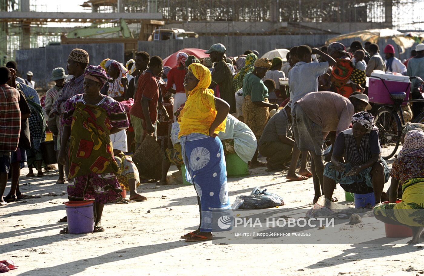 На рыбном рынке Дар-эс-Салама