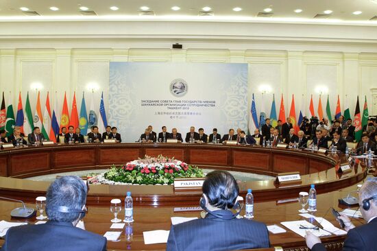 Саммит Шанхайской организации сотрудничества (ШОС) в Ташкенте
